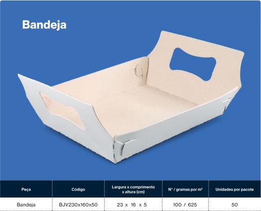 🍟📦 Bandeja de Papelão Sustentável | Reflopac